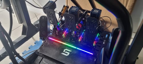 Customer photo review of Simsonn VAM Pro Linear Motor -  the Pedals Haptic Reactor for Vibration Feedback