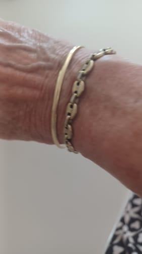 Customer photo review of Classic Gold Bangle