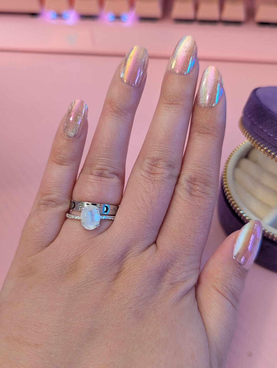 Customer photo review of Callisto Ring