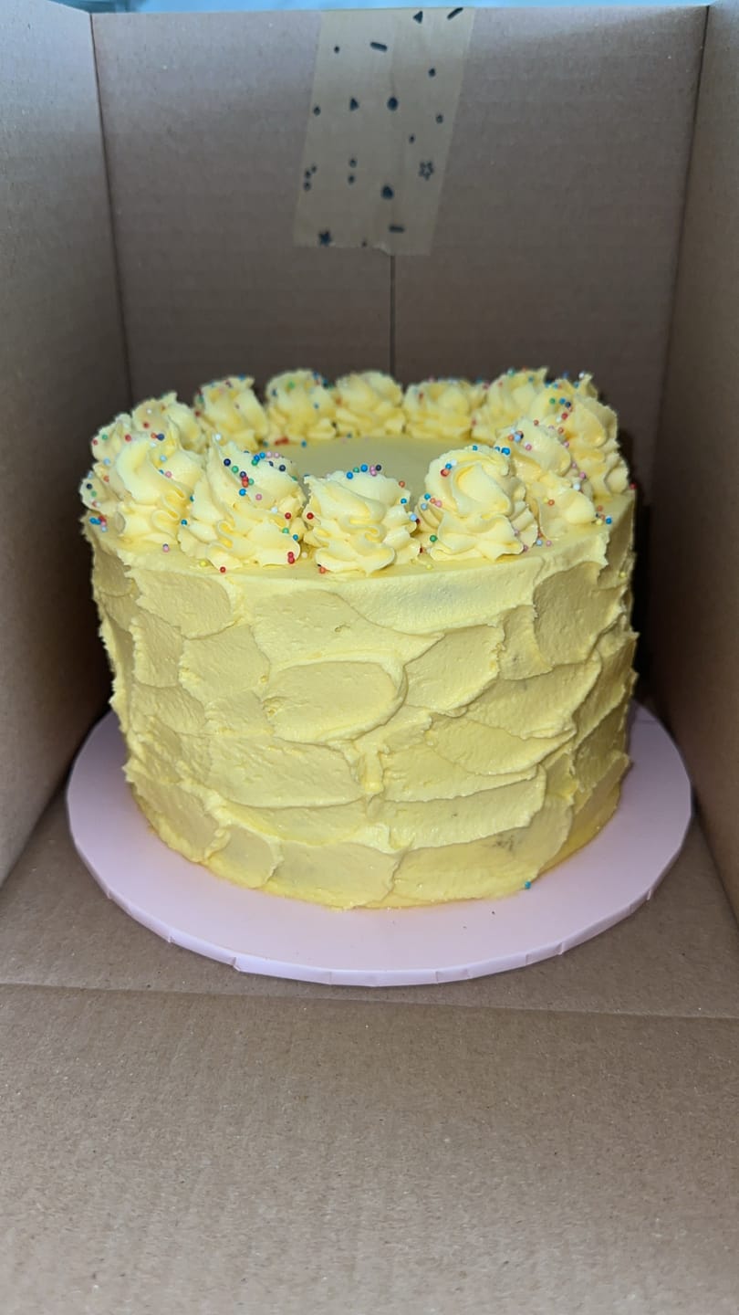 Customer photo review of Vegan Vanilla Cake