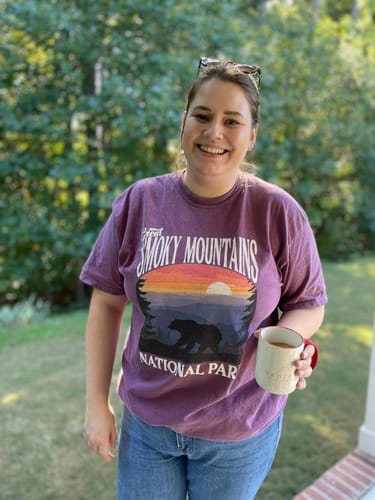 Customer photo review of Great Smoky Mountains National Park "Big and Bold" Comfort Colors T-Shirt