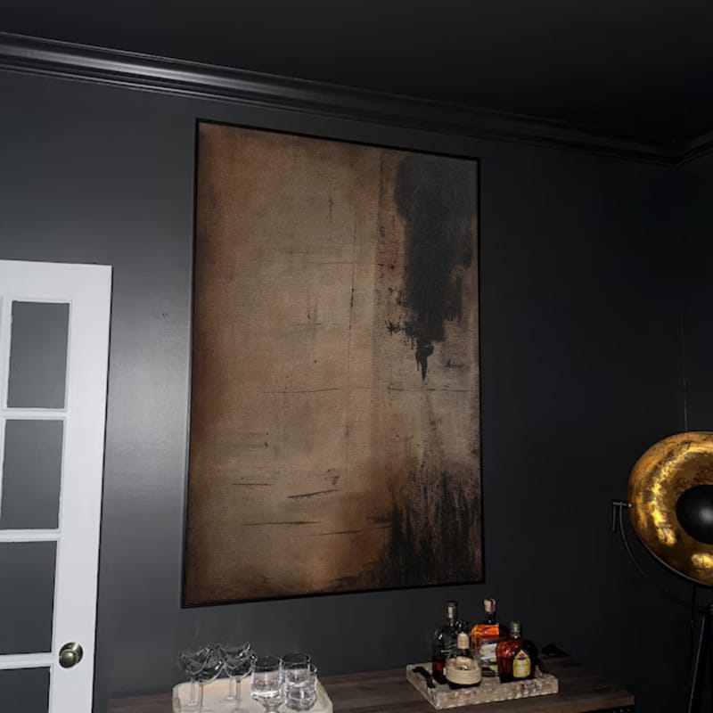 Customer photo review of Abstract Painting Canvas #AP128