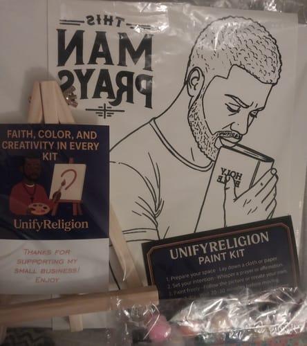 Customer photo review of (Sketch) Head Wrap Beauty - Screen Print Transfer