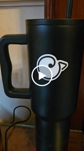Customer video review of ¿Cuántos stickers quieres?