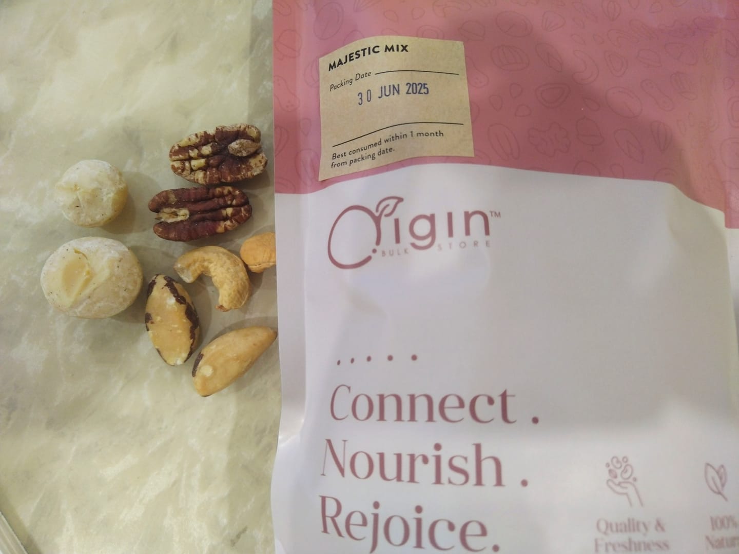 Customer photo review of Majestic Mix Nuts