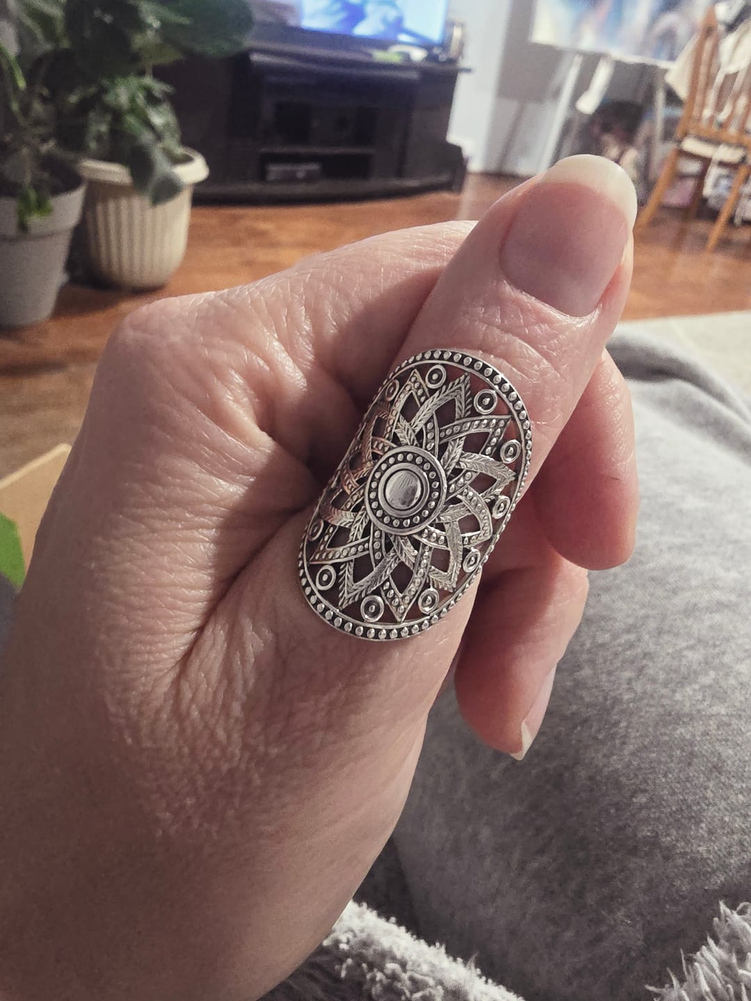 Customer photo review of Vintage Mandala Ring