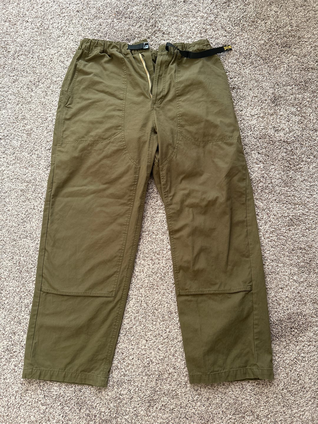 Customer photo review of 10 oz Cotton Canvas Climbing Pants - Navy