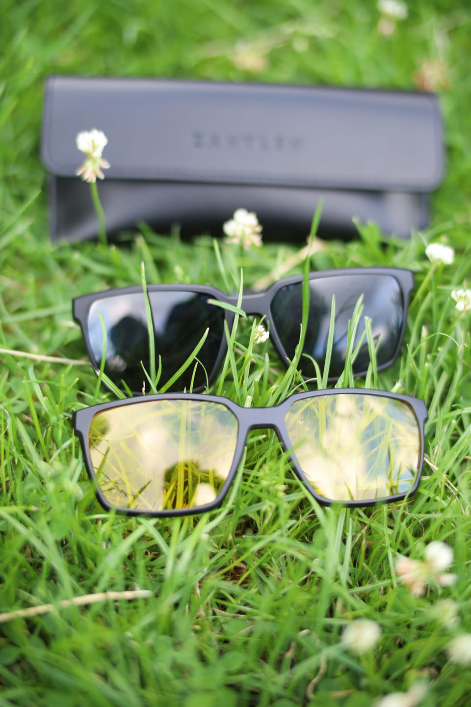 Customer photo review of Tate | Magnetic Sporty Clip-on Eyeglasses Sunglasses | ZanyLen New