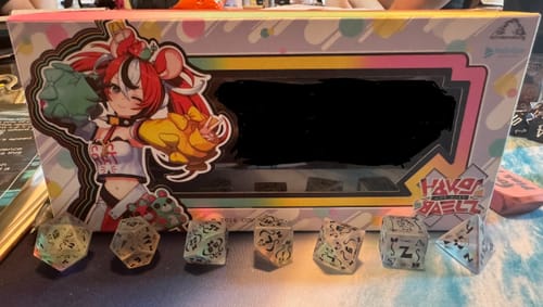 Customer photo review of PRE-ORDER | Baelz Dice Set | hololive x MMG Exclusive