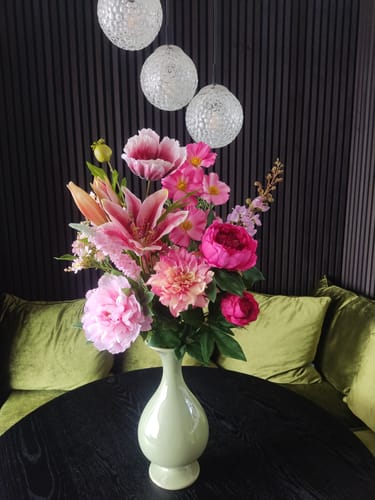 Customer photo review of Kunstboeket Pink Poetry