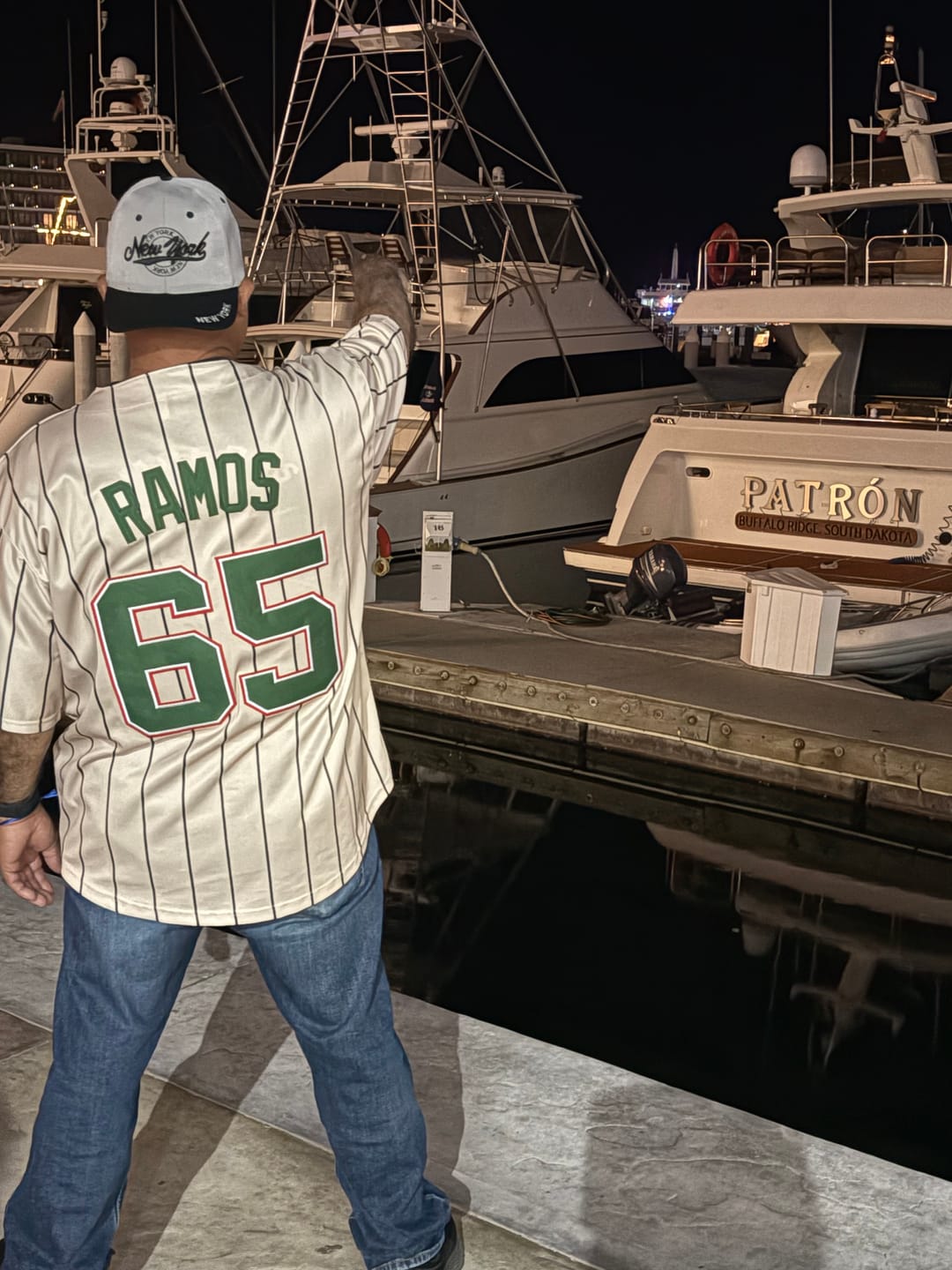 Customer photo review of Mexico Heritage Custom Baseball Jersey