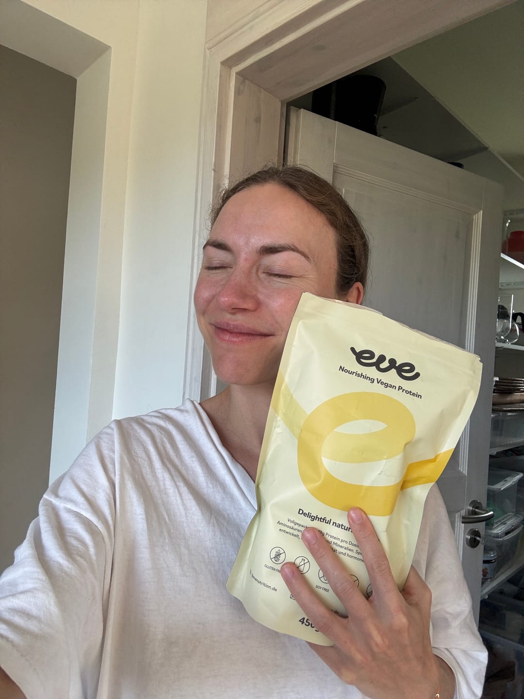 Customer photo review of Nourishing Vanilla Protein (vegan)