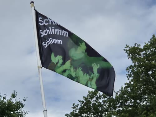 Customer photo review of Fahne inkl. Druck