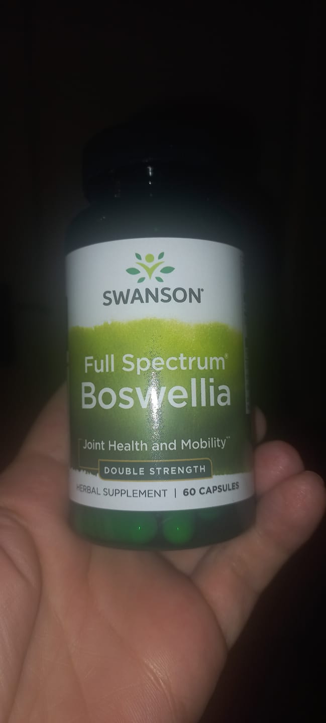 Customer photo review of Full Spectrum Boswellia 800 mg Double Strength (60 kapsulas)