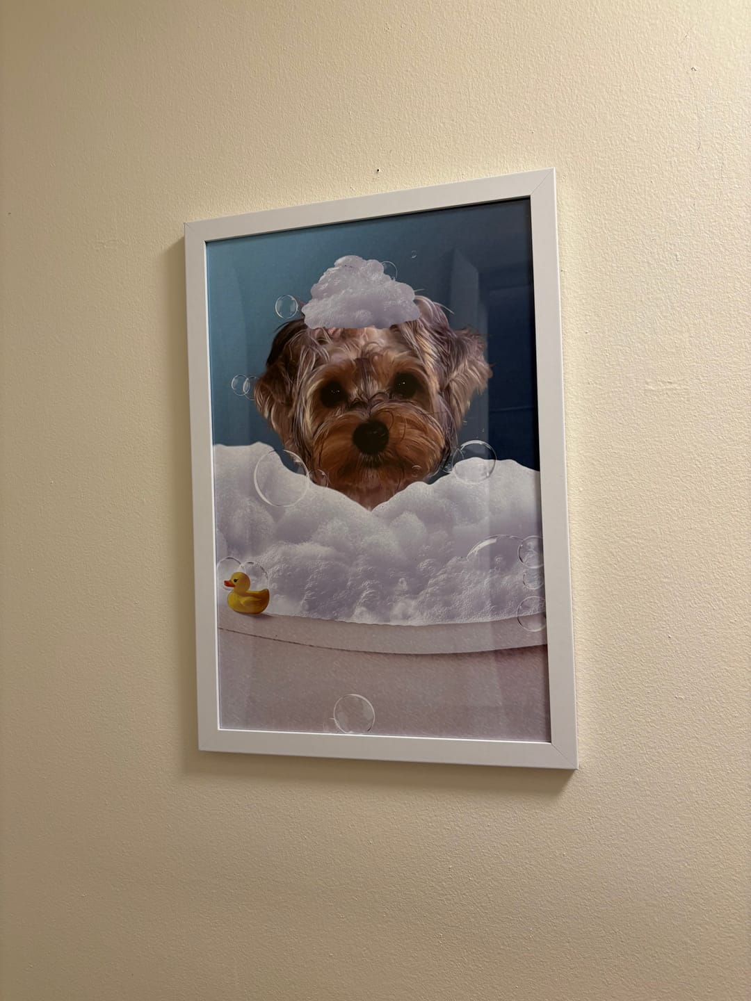 Customer photo review of Fun in the tub - Personalized Poster