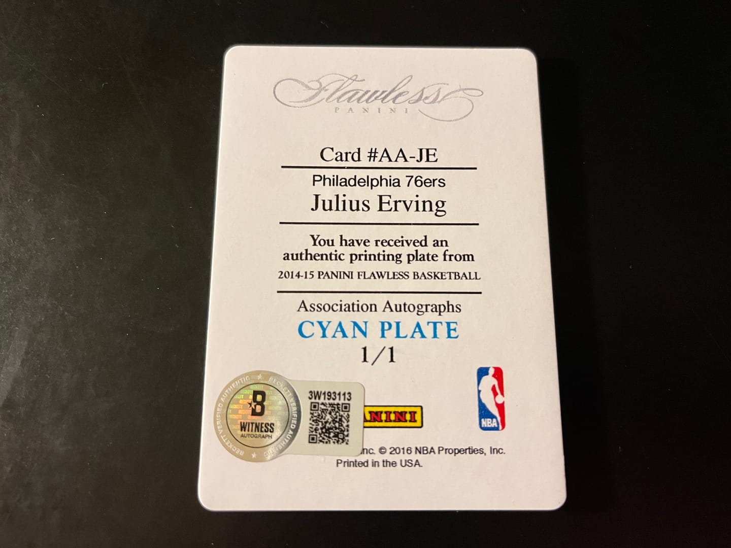 Customer photo review of Julius Erving Autograph Signing