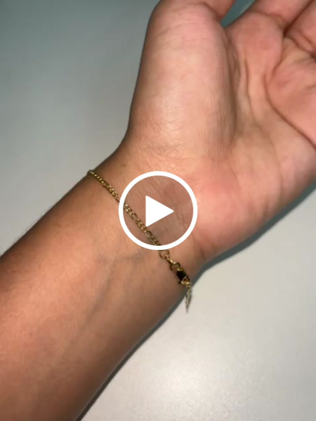 Customer video review of Pulseras Figaro en Oro laminado 18k Para Pareja