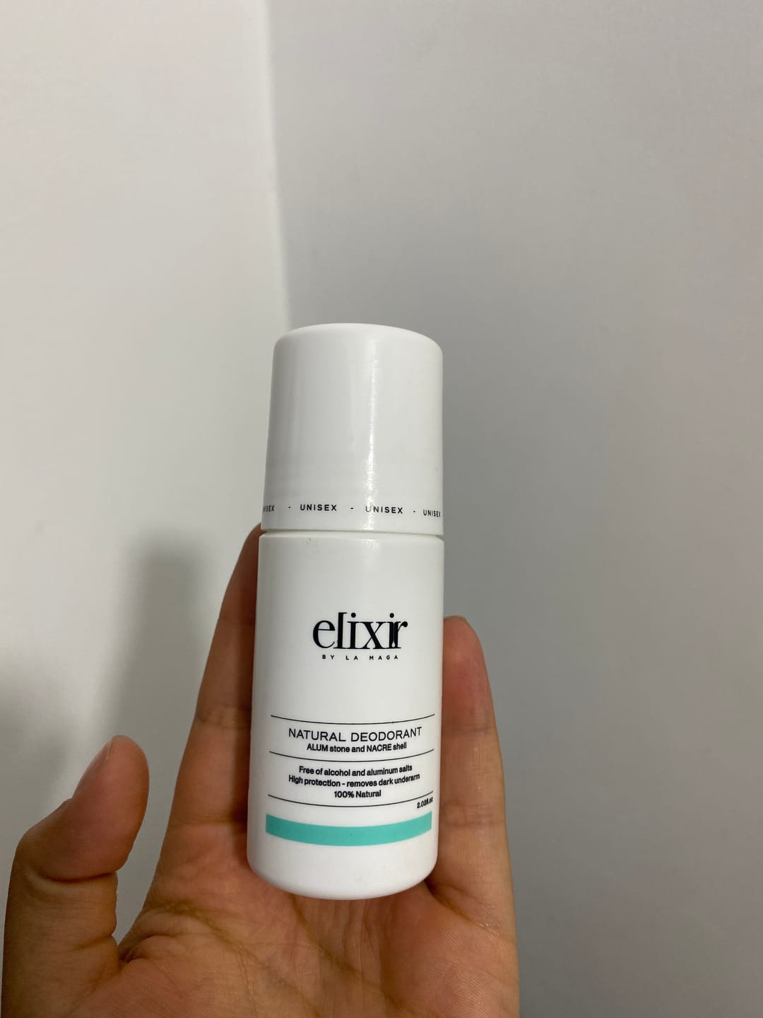Customer photo review of Desodorante Natural Unisex