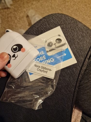 Customer photo review of KiddoSpace™ - Customized Name Stamp