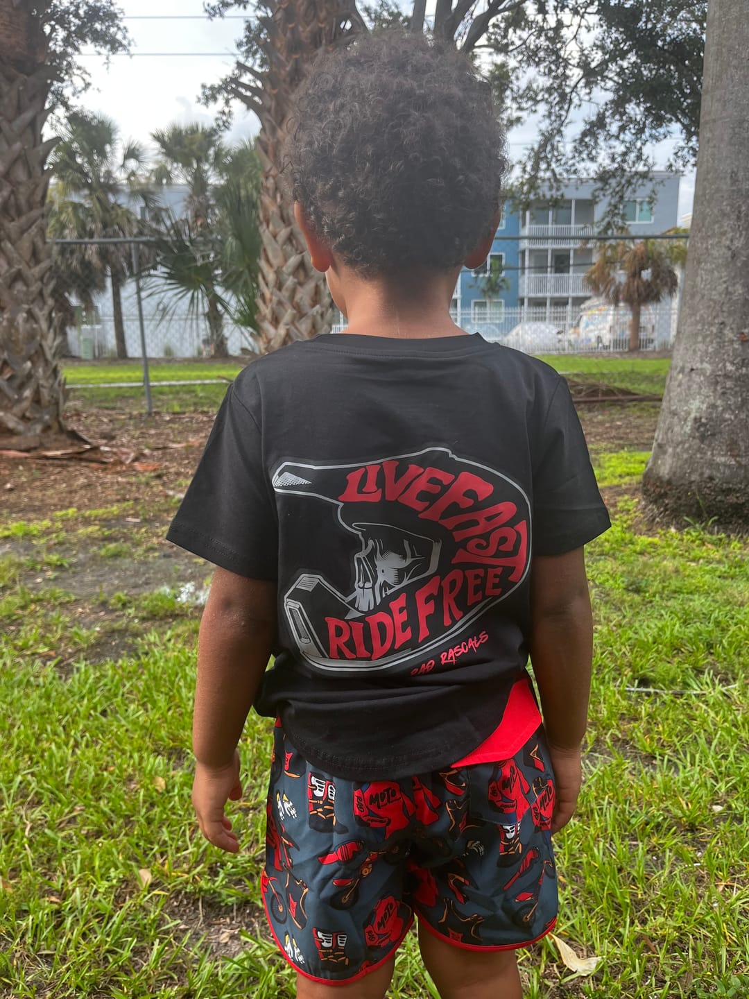 Customer photo review of RED-Live Fast Ride Free T-Shirt