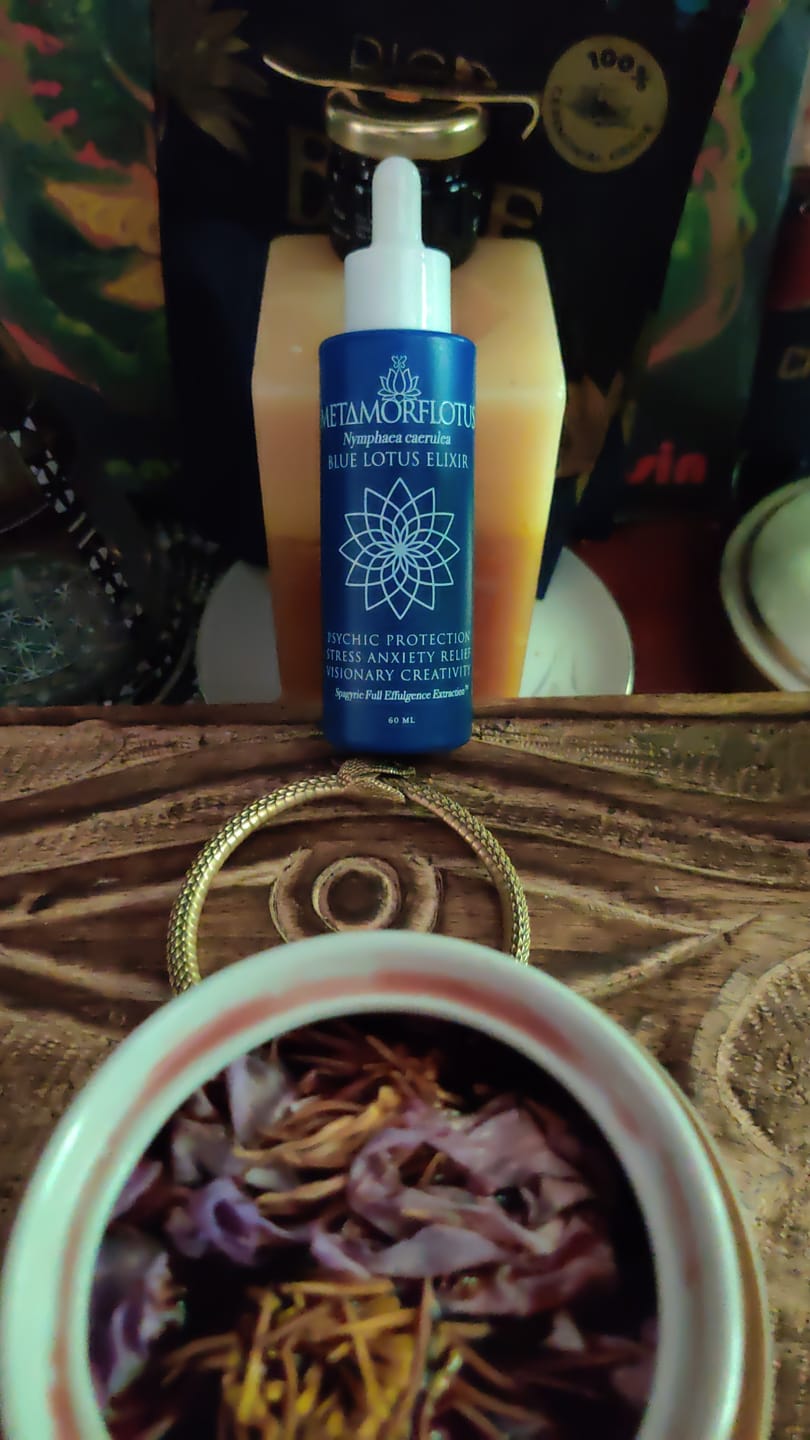 Customer photo review of True Blue Lotus Spagyric Elixir