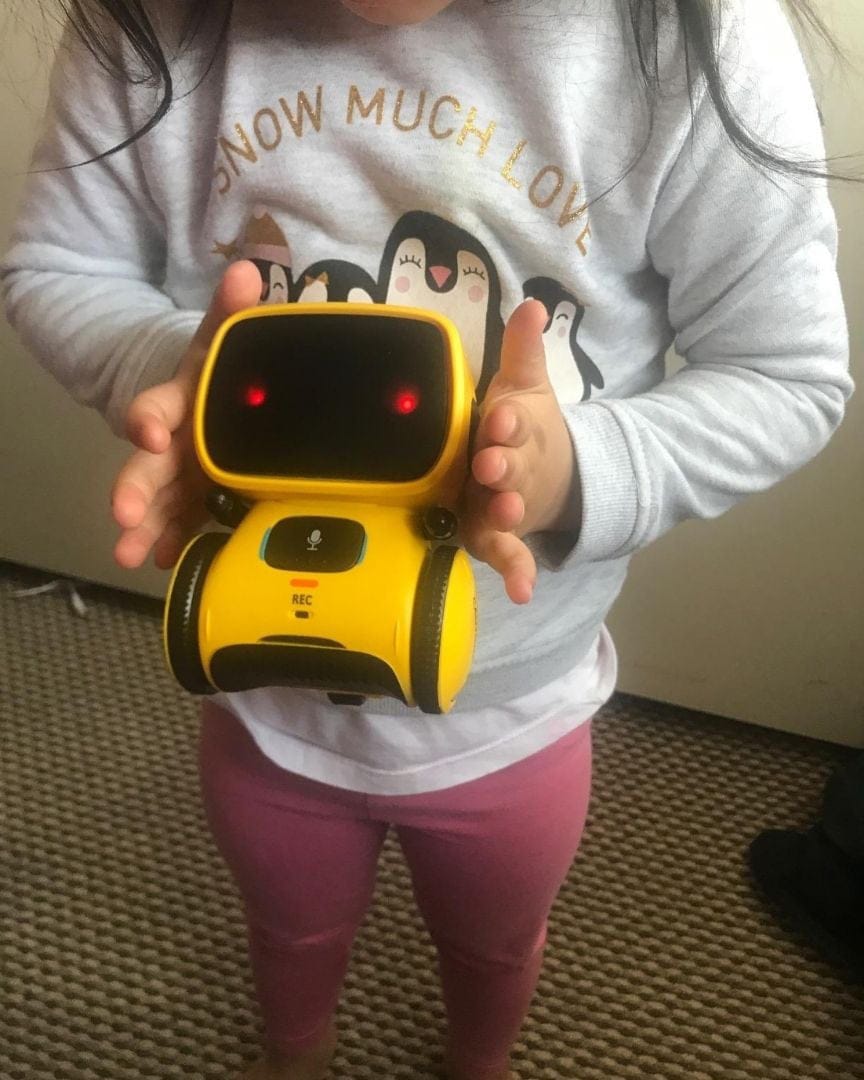 Customer photo review of Marvin the Robot Interactive Toy