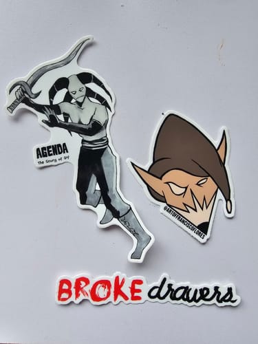 Francisco F. review of Cut to Shape Stickers image 1 out of 1