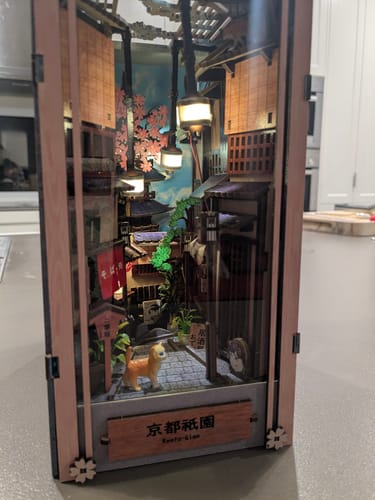 Customer photo review of Kyoto Gion Book Nook Kit