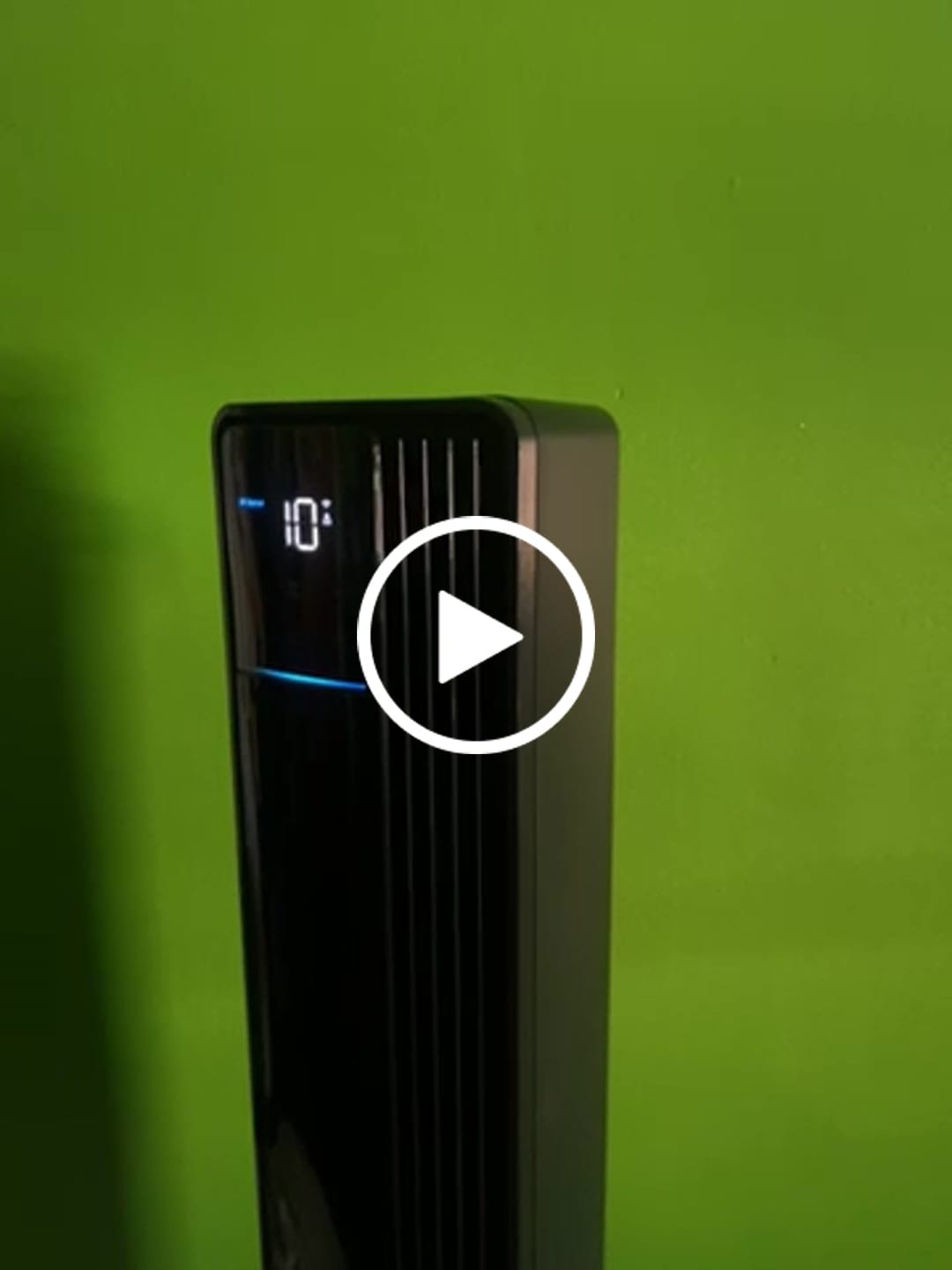Customer video review of DELLA 42" Ultra Quiet Smart Tower Fan with Voice/APP/Remote Control
