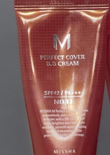 Customer photo review of BB-krēms Missha M Perfect Cover BB Cream SPF 42 PA+++