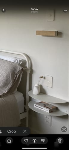 Customer photo review of FOLD Bedside Table 400