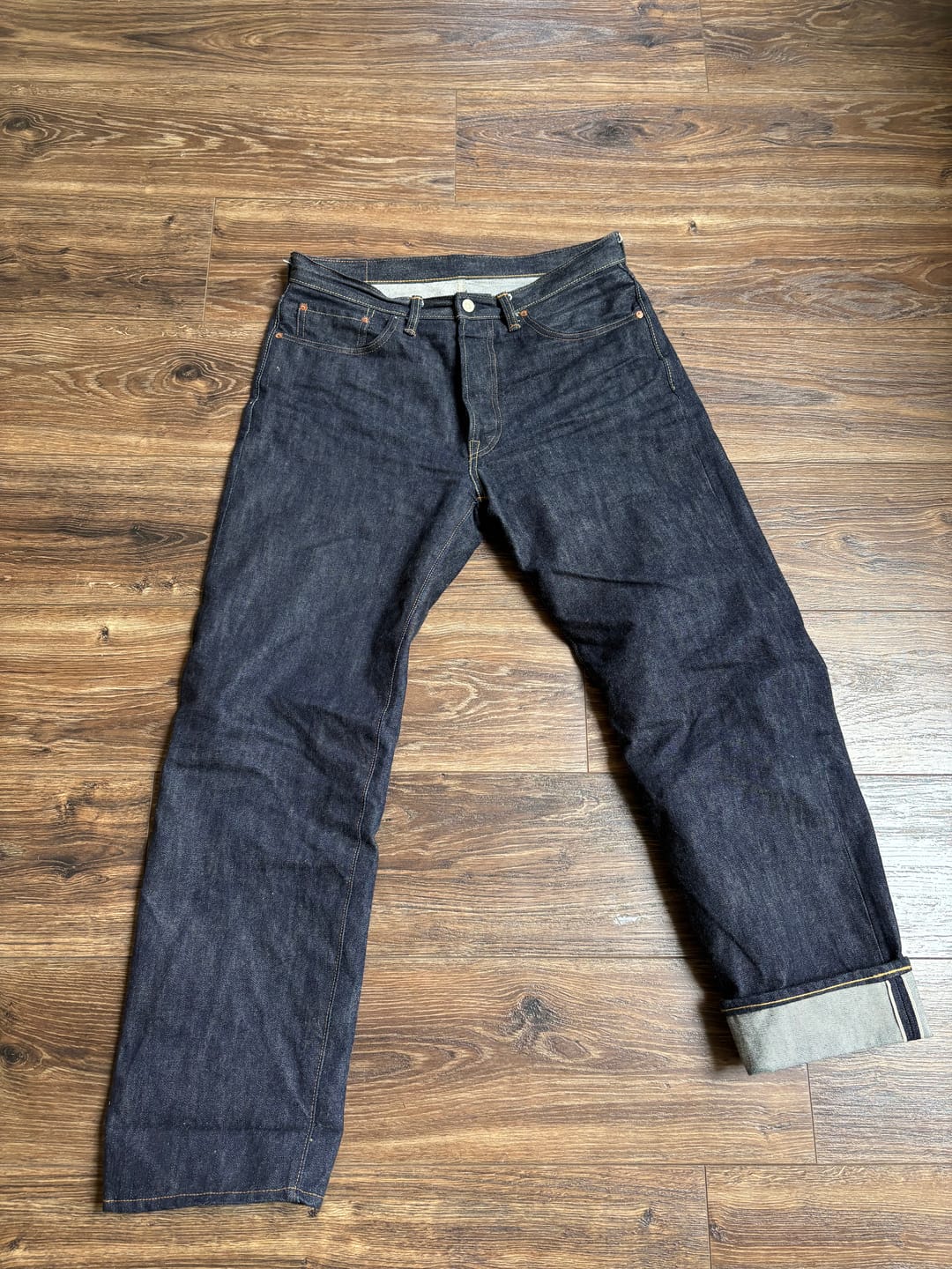 Customer photo review of Lot 47801XX 1947 Selvedge Denim Jeans