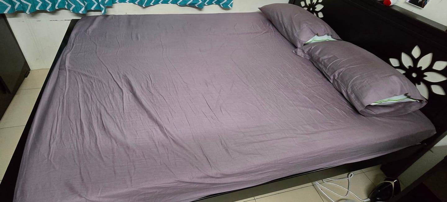 Customer photo review of Flo Super Soft Fitted Bedsheet