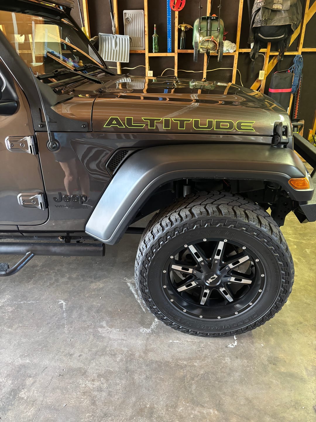 Customer photo review of Premium Hood Lettering | Set of 2