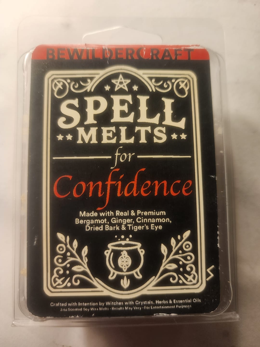 Customer photo review of Spell Melts for Confidence Wax Melts