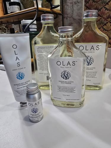 Customer photo review of NEW - OLAS Marine Bio-Active Toothpaste