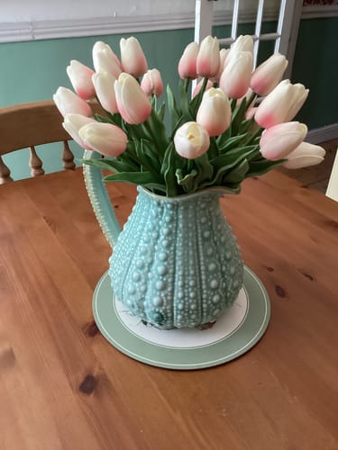 Customer photo review of Faux Tulip - Baby pink (25 Stems)