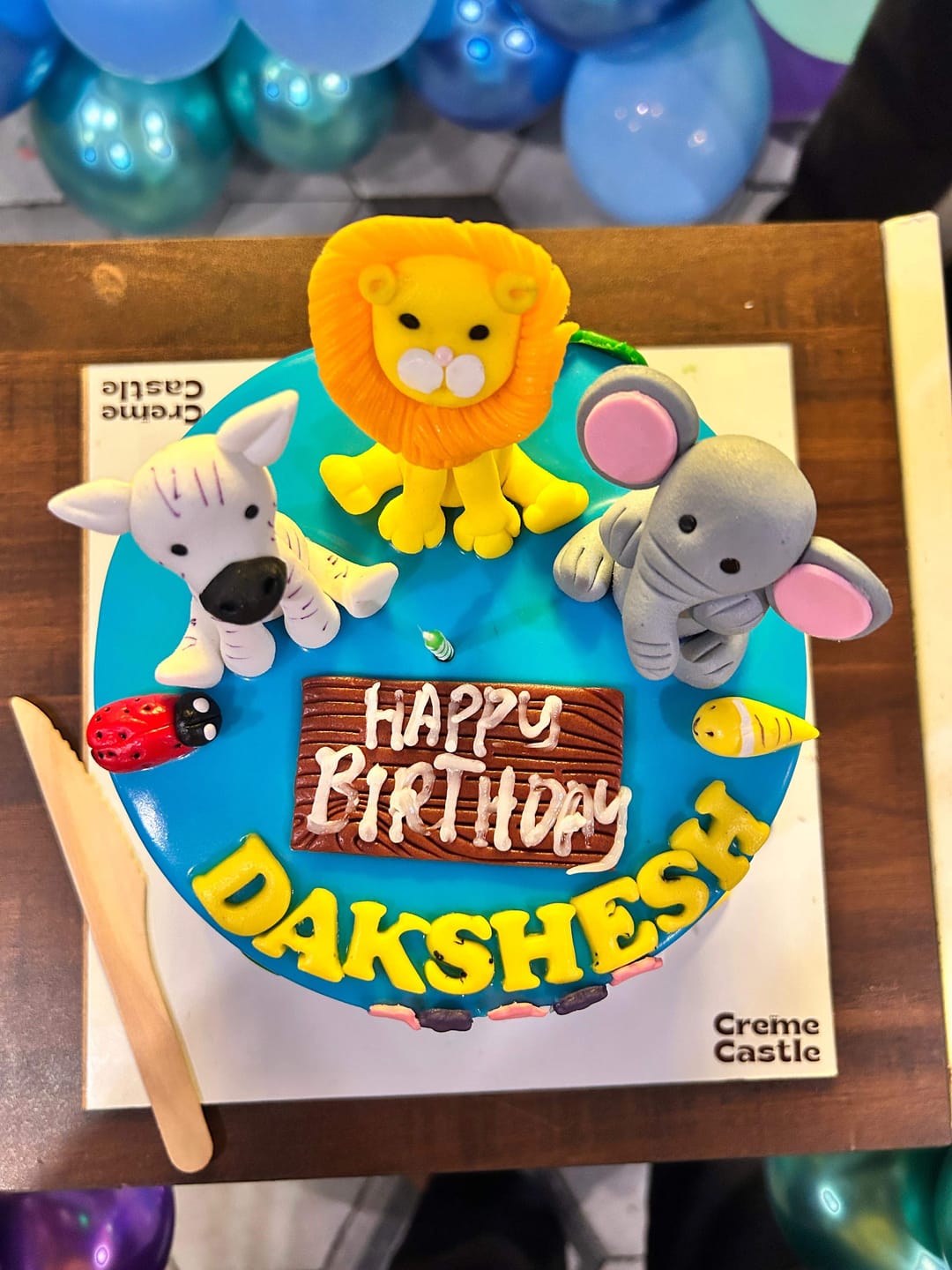 Customer photo review of Jungle Theme Cake for Kids