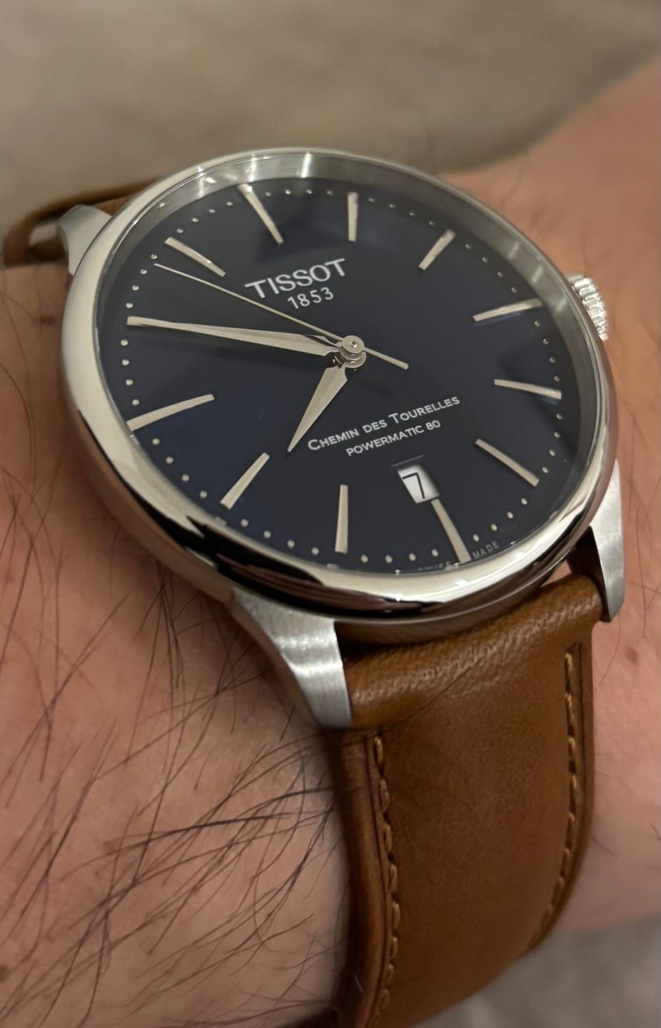 Customer photo review of Reloj Tissot Chemin Des Tourelles T139.807.16.041.00 Powermatic 80 39 mm