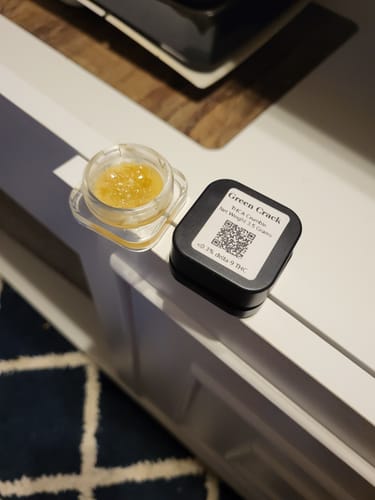 Customer photo review of Green Crack THCA Crumble