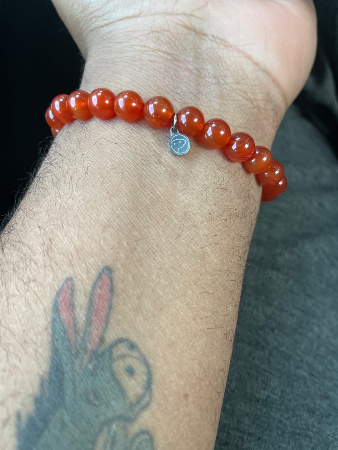 Customer photo review of Carnelian Bracelet