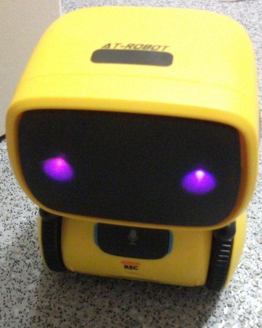 Customer photo review of Marvin the Robot Interactive Toy
