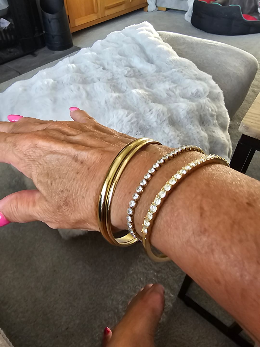 Customer photo review of Classic Tennis Bangle