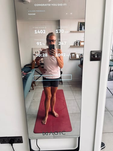 Customer photo review of MAGIC AI: Fitness Smart Mirror