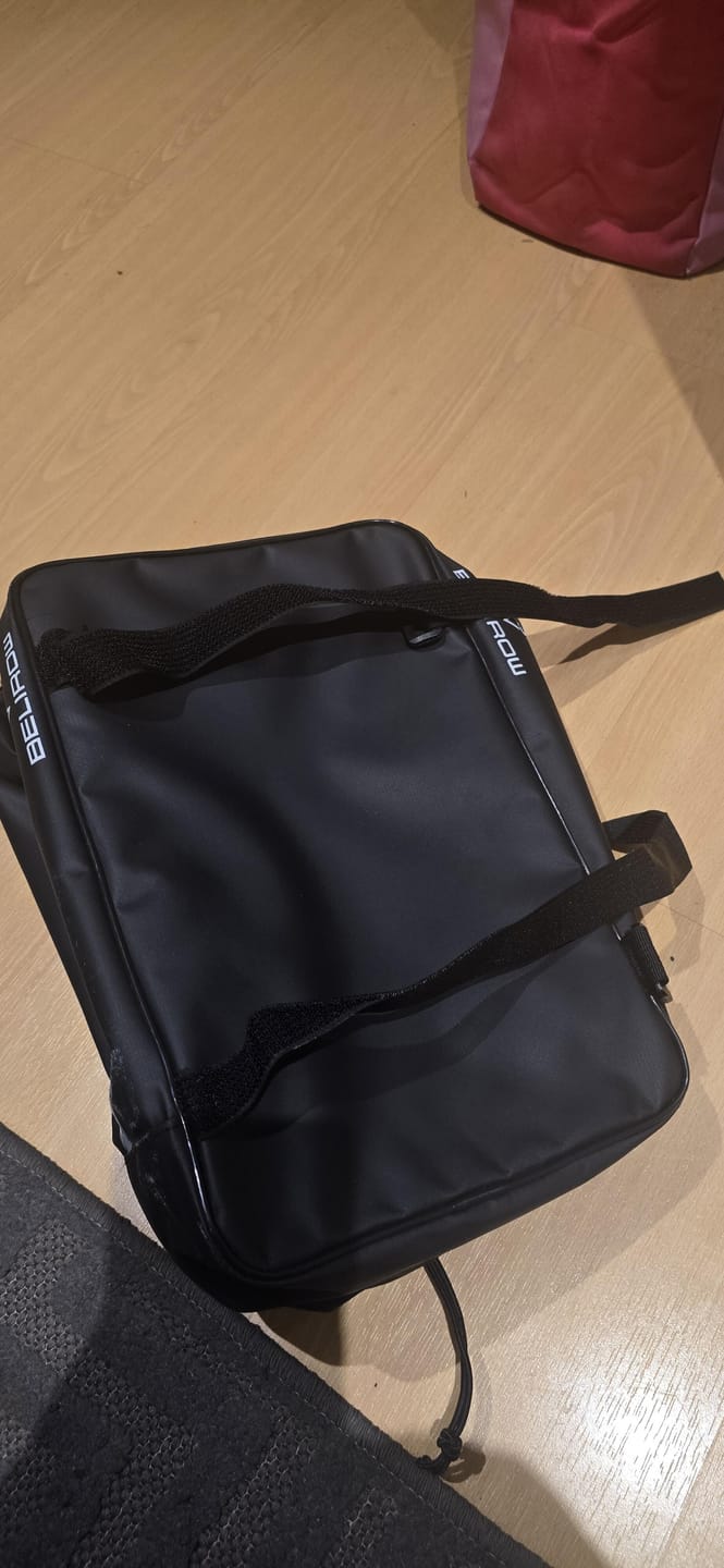 Customer photo review of Soft rear seat bag