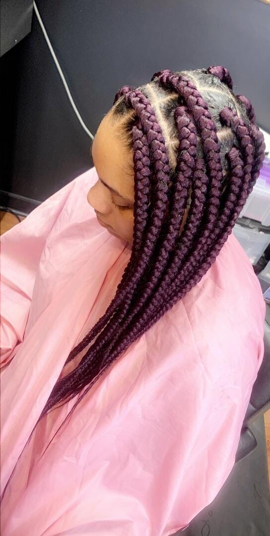 Customer photo review of 3X RUWA 24" - African Collection Pre-Stretched Kanekalon Braid