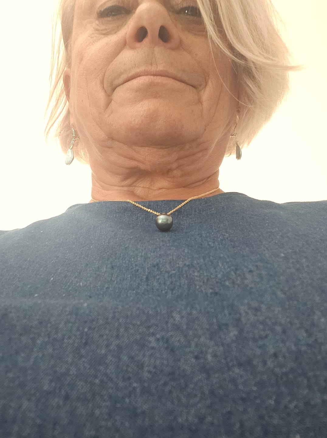 Customer photo review of Collier Perle de Tahiti Soélie