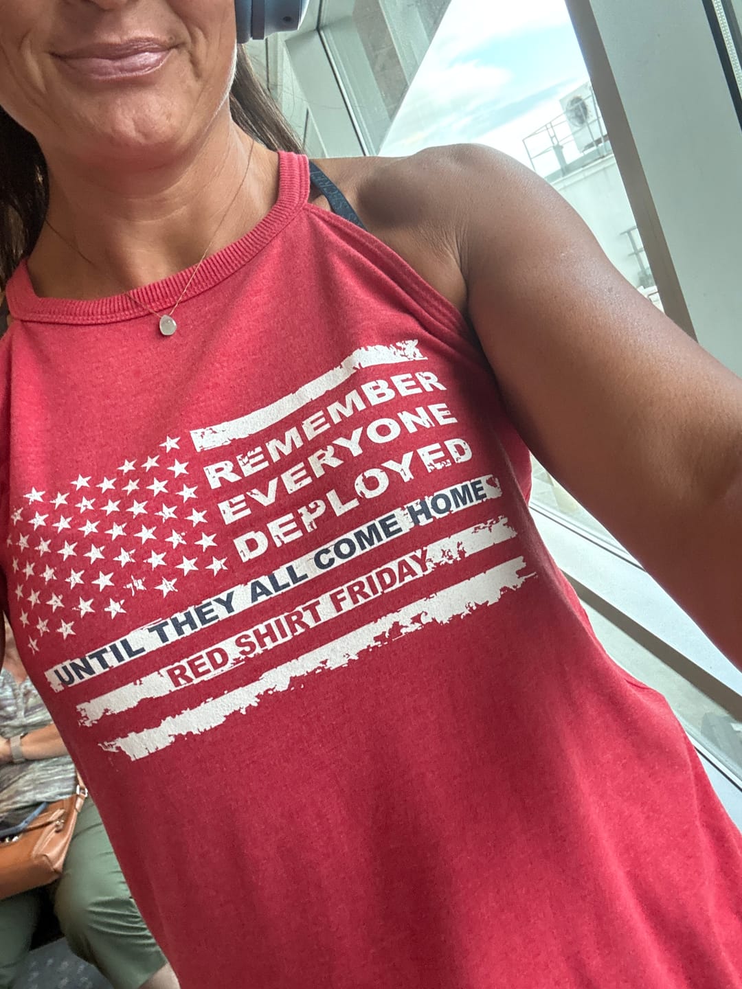 Customer photo review of Until They Come Home Rocker Tank