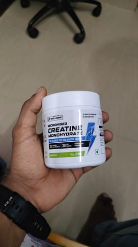 Customer photo review of Wellcore - Pure Micronised Creatine Monohydrate | Kiwi Kick (122g, 33 servings)