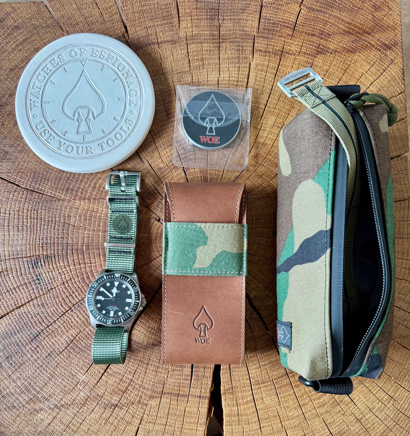 Customer photo review of The W.O.E. X-Pac Strap Pouch